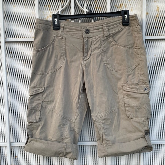 Kuhl Shorts Kuhl Womens Size 8 Cargo Shorts W32 Inseam 3 Roll Tab